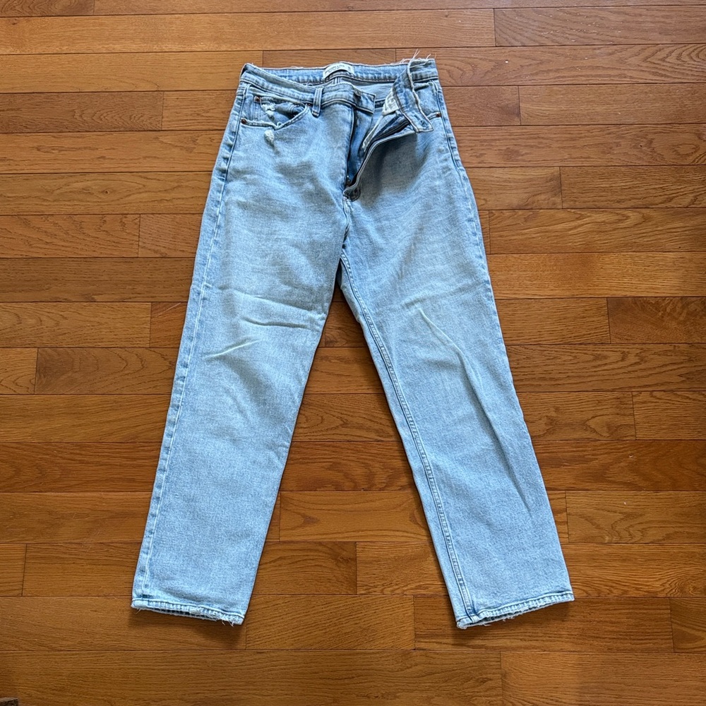 Abercrombie & Fitch Ankle Straight Jeans
